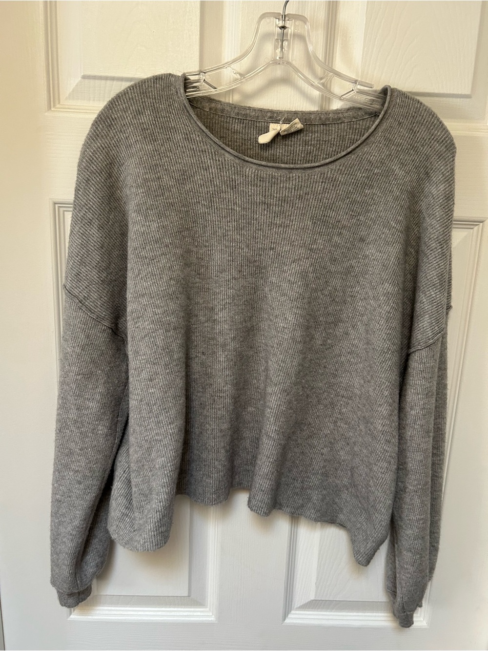 Sky and Sparrow Soft Gray Crewneck Sweater
